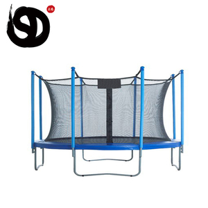Sundow Cost-Effective Folding Cheap New 14 Inch High End Hexagon Trampoline With Enclosure