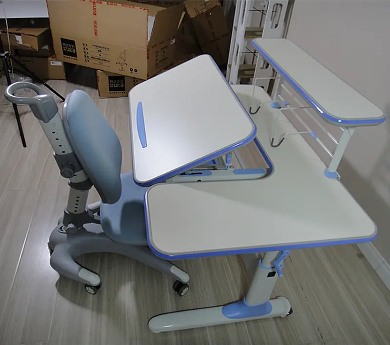 新着調節可能な子供用学習デスクと椅子多機能ホームオフィステーブルと椅子セット