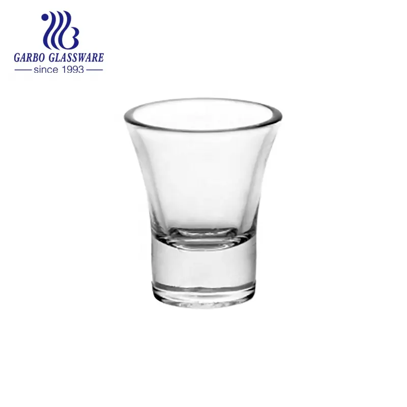 Logo personnalisé 0.5oz 15ml mini petite tasse en verre esprit verre souvenir soda citron tequlia verre à shot pour bar restaurant hôtel et maison