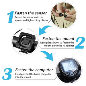 Multi-<strong>Function</strong> <strong>Wireless</strong> Odometer Bicycle <strong>Computer</strong> Speedometer Bike with LCD Display Smart Digital Type - Product Image 3