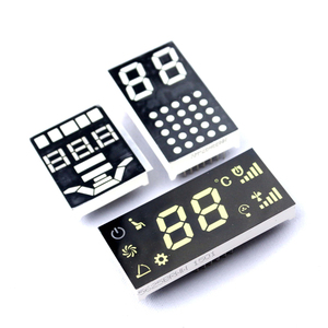 Pantalla LED de 7 segmentos de color RGB personalizada al por mayor, señalización Digital, pantalla led de 7 segmentos personalizada para instrumentos de temperatura