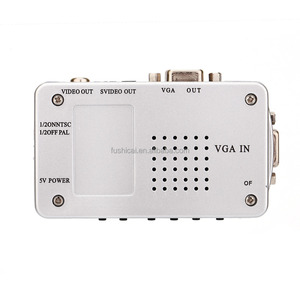 Alta resolución convertidor de PC VGA a TV AV RCA señal Adaptador convertidor de vídeo switch box compuesto soporta NTSC PAL - Product Image 4