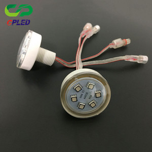 Shenzhen <span class=keywords><strong>LED</strong></span> Punkt Lichtquelle 24V Unterhaltung Cabochon Abdeckung 45mm 6 LEDs individuell digitales <span class=keywords><strong>Pixel</strong></span> Licht