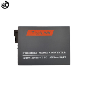 ตัวแปลงสื่ออีเธอร์เน็ต10/100/1000BASE-T เป็น1000 BASE-SX/<span class=keywords><strong>LX</strong></span> 1พอร์ตรับส่งสัญญาณใยแก้วนำแสง RJ45สายสื่อสารในสต็อก