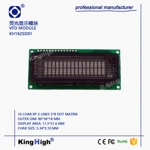 16x2 VFD дисплей KH162SD01 16T202DA2 M162SD07FA CU16025 VFD модуль - Product Image 2