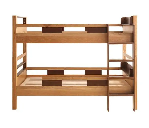 Lençol de madeira cama dupla para crianças