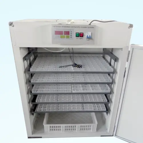 Incubateur automatique pour œufs de poulet à haute fréquence d'éclosion, 528 unités, bon marché