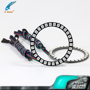 Nebels chein werfer 80mm 90mm <span class=keywords><strong>LED</strong></span> RGB engels augen Halo Ringe für <span class=keywords><strong>LED</strong></span> Nebels chein werfer Scheinwerfer
