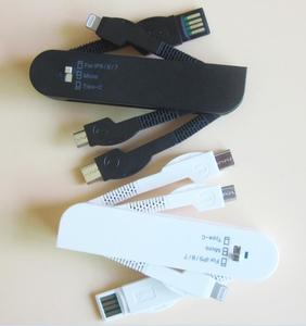 Cáp Sạc Usb Dao Quân Đội Thụy Sĩ Cáp Sạc Usb 3 Trong 1 Đa Năng Với Loại C - Product Image 6