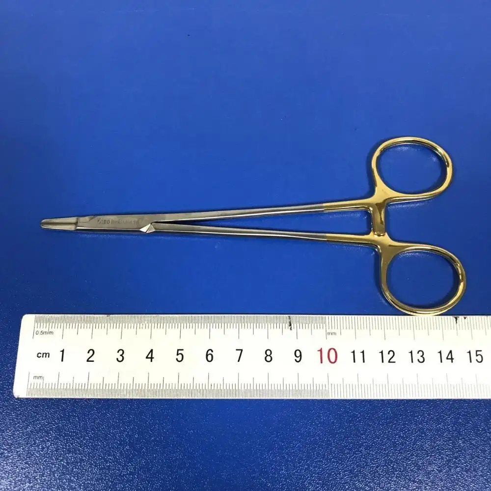 Adesivo cirúrgico geral, instrumentos cirúrgicos, suporte de agulhas, ferramentas cirúrgicas de aço inoxidável
