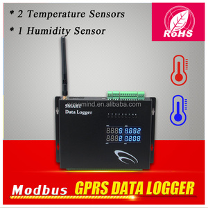 Smart Modbus GPRS Smart <strong>Data</strong> Logger Fridge Thermostat Prices with 2 <strong>Temperature</strong> <strong>Sensors</strong> - Product Image 2