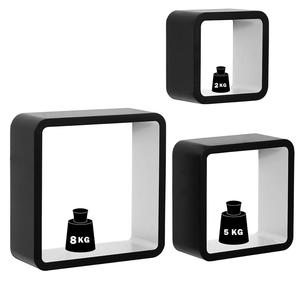 Мебель для гостиной на заказ, 3 шт., квадратная деревянная стена из ДВП, кубическая выставочная полка - Product Image 5