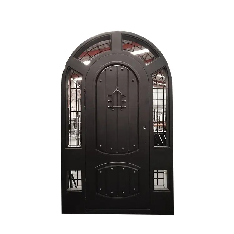 Nuovo e moderno di ingresso principale porta di ferro disegni porta singola