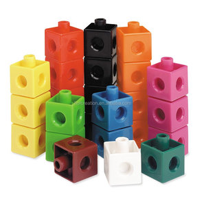 100 Piece Snap Cube Blocks and Interlocking Building Set Toy Color Sorting &amp; Math Counting DIY for Kids - Product Image 3