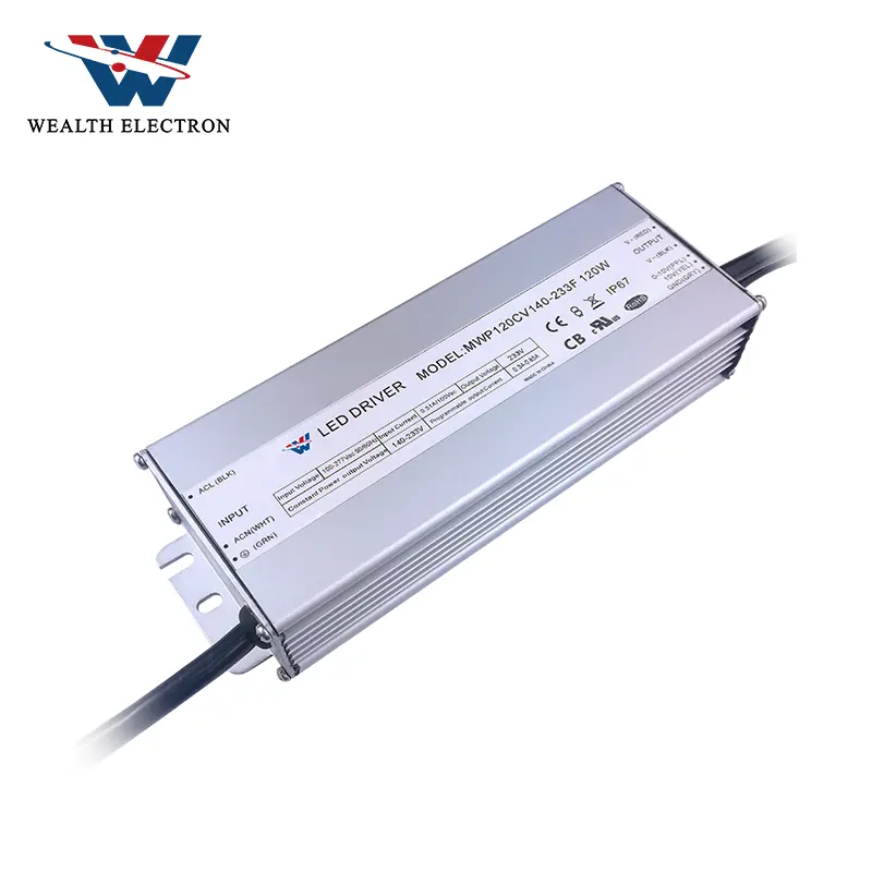 WEALTH factory production IP67 60W 75W 96W 100w 120W 160W 200W 250W dimmable constant current LED driver