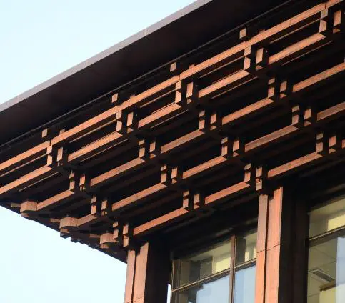Pannelli di rivestimento per pareti esterne soffitto intrecciato a filo anticorrosivo in materiale di bambù