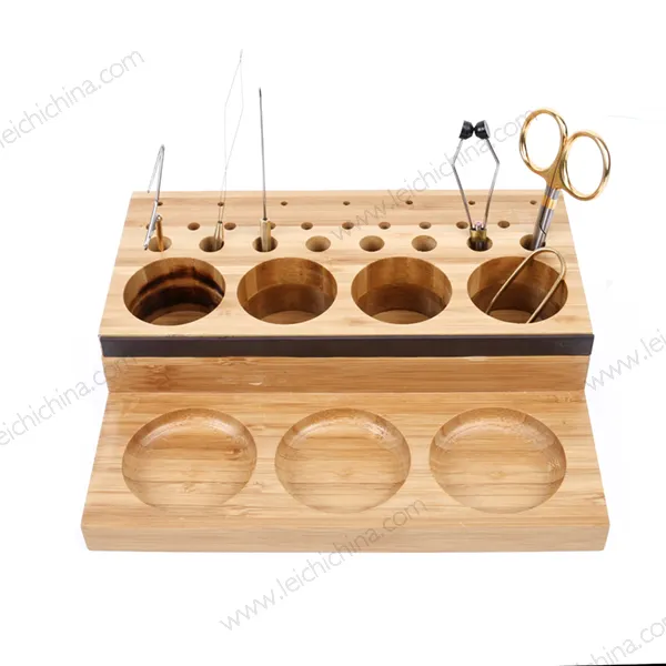 professional fly fishing fly tying organizer fly tying tool station