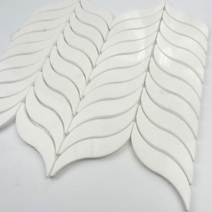 Bán Hot Thiết kế hiện đại baoxing Trắng Gạch Mosaic đá cẩm thạch 10 mét lưới được hỗ trợ cho vòi hoa sen sàn Nội Thất Tường trực tiếp Trung Quốc cung cấp - Product Image 2