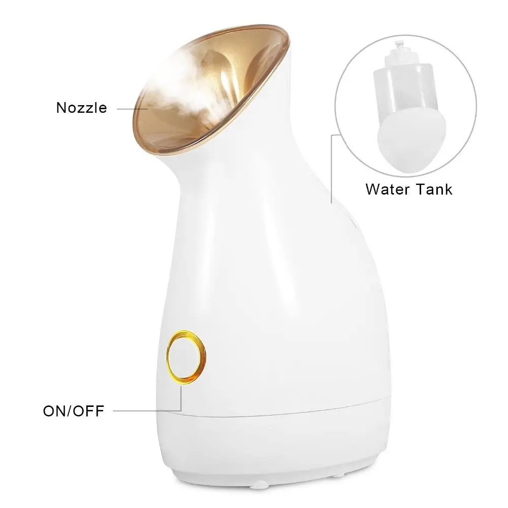 Pro beauty device Hand Held Facial Steamer Nano Sprayer Face Sauna Moisturizer Vaporizer V2.0 for wholesale