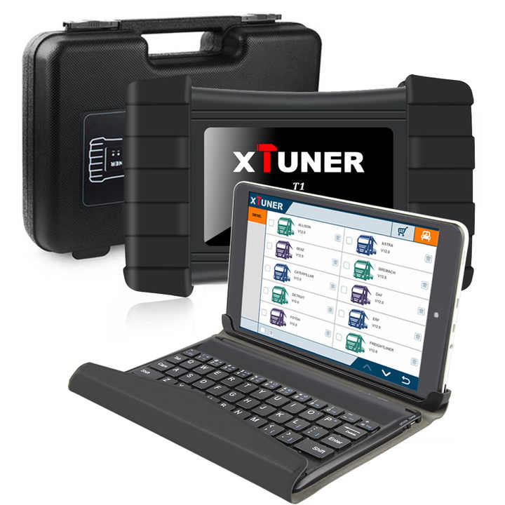 Xtuner T1 Hochleistungs-LKW-Diagnose scanner ABS-Airbag DPF OBD2-Scanner für LKW Diesel OBD Diagnostic Scan Tool Tablet