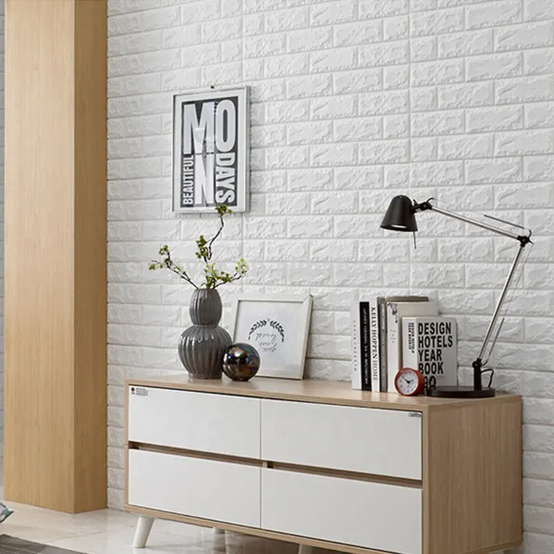 Decorazione di interni de pared 3d pannello di parete di vendita calda eco PVC soffitto di gesso texture bordo Della Parete di Arte moderna