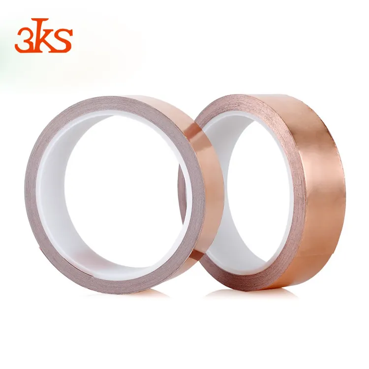 Wholesale Copper Foil Tape Self Adhesive EMI Shielding Stained Glass Supplies Soldering Electrical Repairs Paper Circuit Grounding