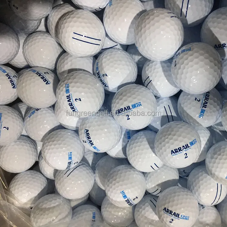 2 Stuks Golf Driving Range Ballen Groothandel Custom Blank Golf Praktijk Bal Professionele Golftoernooi Gedrukt Bal