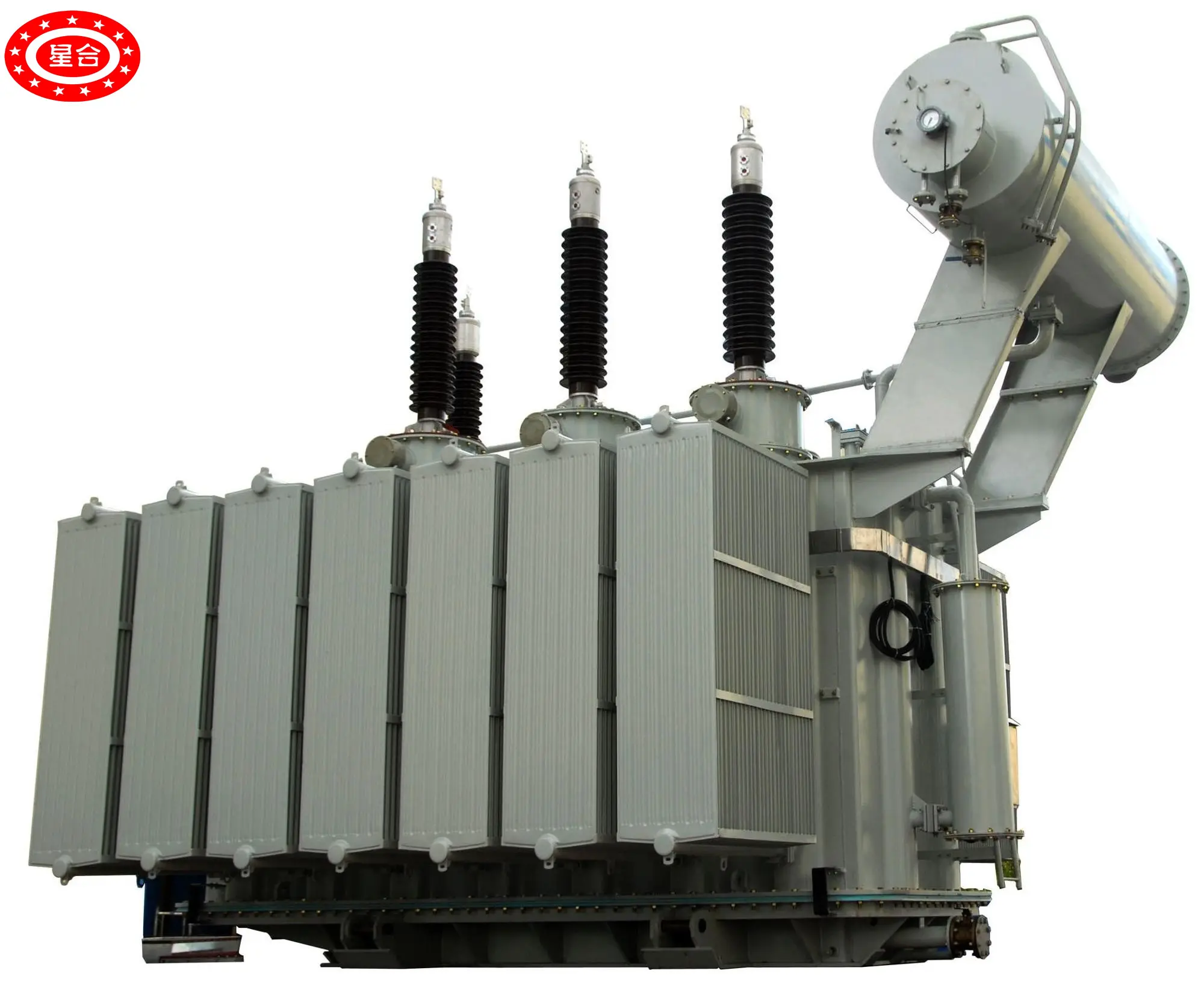 Transformador de potencia de alta tensión, transformador de potencia sumergido de aceite con regulación de voltaje de carga, serie 110KV, 63000kva