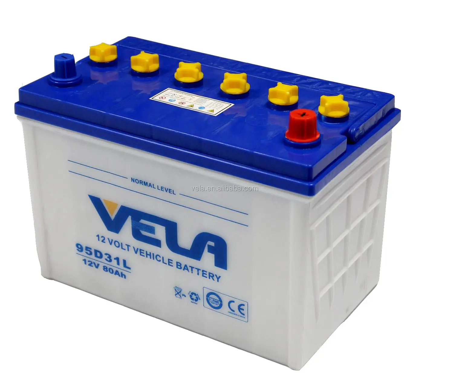 VELA — batterie pour voiture électrique de haute qualité, CCA JIS Standard japonais, cellules sèches, 12V 80ah