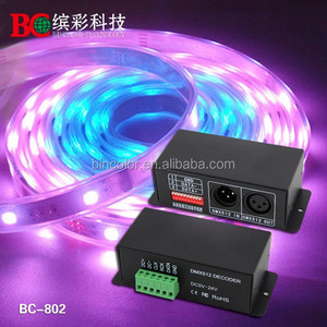 DC5V DMX512 arduino lpd8806 светодиодная полоса dmx декодер, светодиодная полоса arduino DMX драйвер