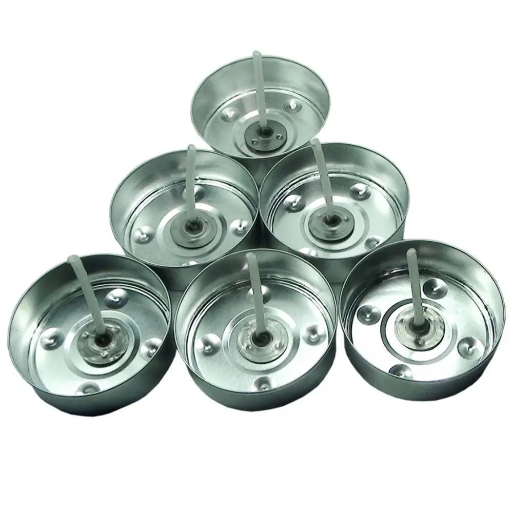 13gr di alluminio del metallo tealight tazza di candela