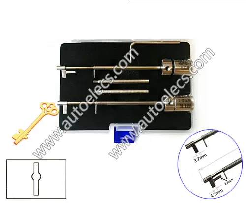 Universal Typ HUK Bauschlosserwerkzeuge Edelstahl Klinge Lockplate Auswahlwerkzeuge für Öffnung