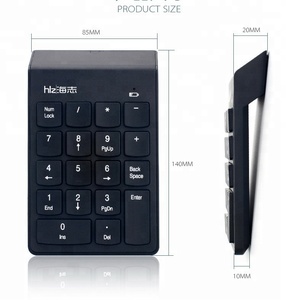 Tastiere numeriche personalizzate 18 tasti numero tastierino chiave 19 tasti tastiera numerica 17 tasti Mini sottile 2.4G tastiera numerica Wireless USB