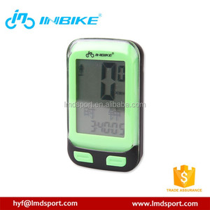 2.4 GHz digital sem fio USB recarregável <span class=keywords><strong>multi</strong></span> função computador de bicicleta com 300LM farol