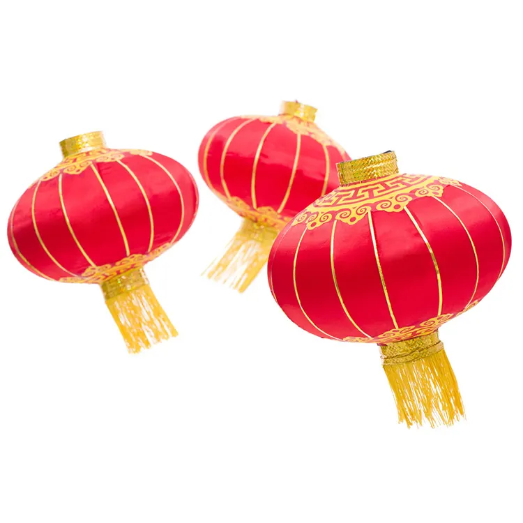 Al aire libre colgando de seda rojo chino linternas para decoración de año nuevo/nuevo diseño nuevo años linterna para el Festival de primavera