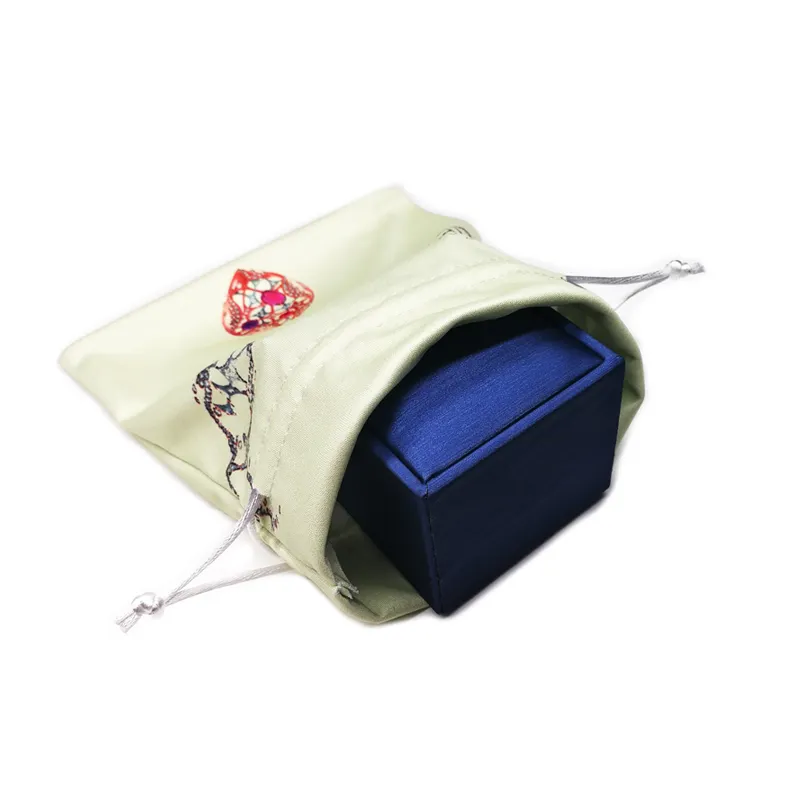 カスタムデザインプリント糸くずの出ない防塵ミニマイクロファイバージュエリーポーチパッキングバッグ