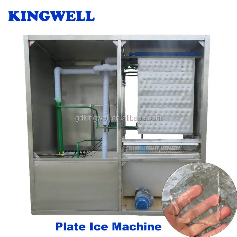 2018 Kingwell Factory Disposable Commercial Plate Ice Vending Making Machine