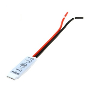 12V 6A 3 ключа Мини RGB LED контроллер 3 ключа цвета RGB LED контроллер регулировка яркости LED светильник Диммер для 3528 5050 светодиодные ленты - Product Image 1
