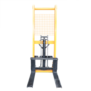CEマニュアル1トン2トンハンドパレットスタッカー1.6m 2mリフティング高調整可能フォーク高品質