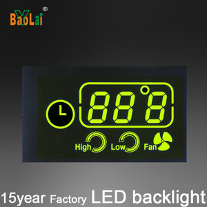 Personalizzato trasparente 18 PIN 4 cifre display lcd Segmento LCD digitale sensore di temperatura del termostato display lcd - Product Image 4