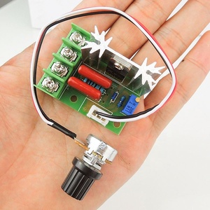 AC 220V 2000W電子SCR電圧レギュレーターサーモスタット温度モーター速度コントローラー調光器調光スイッチ - Product Image 2