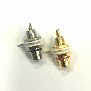 音频端子插孔 RCA 母机箱 PCB 面板安装插座插座连接器 - Product Image 2