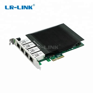 LRES2004PT-POE PCIe x4 1G 4 * RJ45ギガビットクワッドポート銅産業PoEイーサネットカード - Product Image 1
