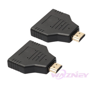 1080P 1 in <strong>2</strong> <strong>HDMI</strong> Splitter 1 Male to <strong>2</strong> Female Onversion Converter Head Adapter <strong>HDMI</strong> 1 to <strong>2</strong> 1 in <strong>2</strong> Out for <strong>HDMI</strong> HD LED LCD TV