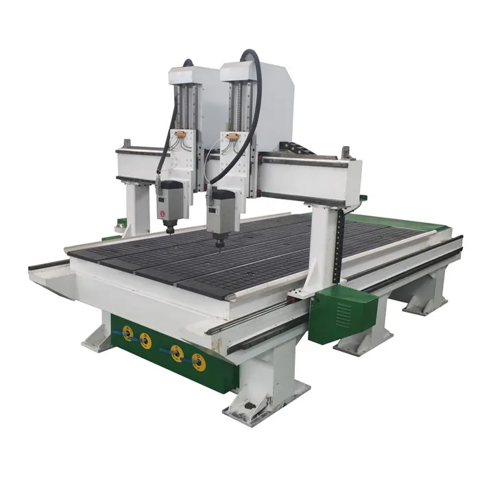 3d หัวคู่เราเตอร์cnc 5ft X 10Ft ไม้ขนาดใหญ่1530เครื่องจักรอัตโนมัติไม้โซฟาเครื่องทำเราเตอร์cnc