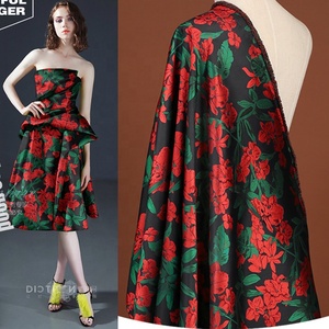 ที่มีคุณภาพสูงงานเลี้ยงตอนเย็นJacquardผ้าผ้าสำหรับการแต่งกายผู้หญิง - Product Image 1