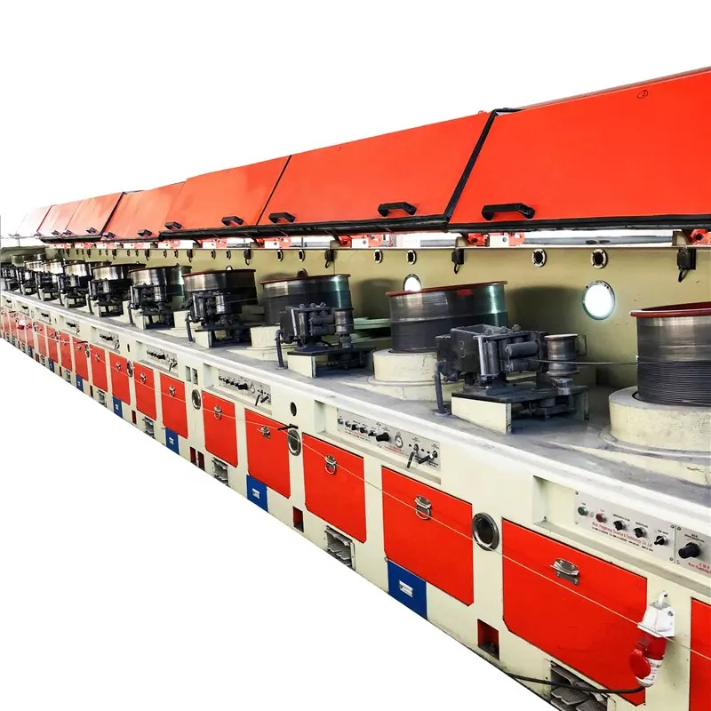 Mesin Menggambar Kawat Baja Otomatis Kecepatan Tinggi dengan Kontrol PLC