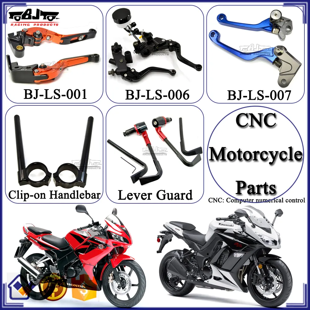 Hochleistungs kundenspezifische CNC-gefräste motocross zubehör motorrad cnc teile