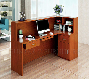 木制接待台，小沙龙接待台店柜台设计 (SZ-RTB003) - Product Image 2