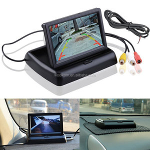 2 <strong>Video</strong> <strong>Input</strong> 4.3&quot; Foldable HD Color TFT-LCD <strong>Monitor</strong> Screen Fits All Car Reversing Camera and CCTV Camera for Vehicle Parking - Product Image 6